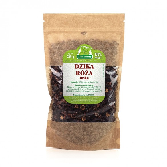 Dzika róża owoce łuska 250g