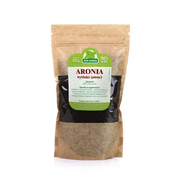 Aronia owoc suszony wytłoki 250g