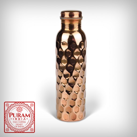 Butelka miedziana plaster miodu antybakteryjna 900ml