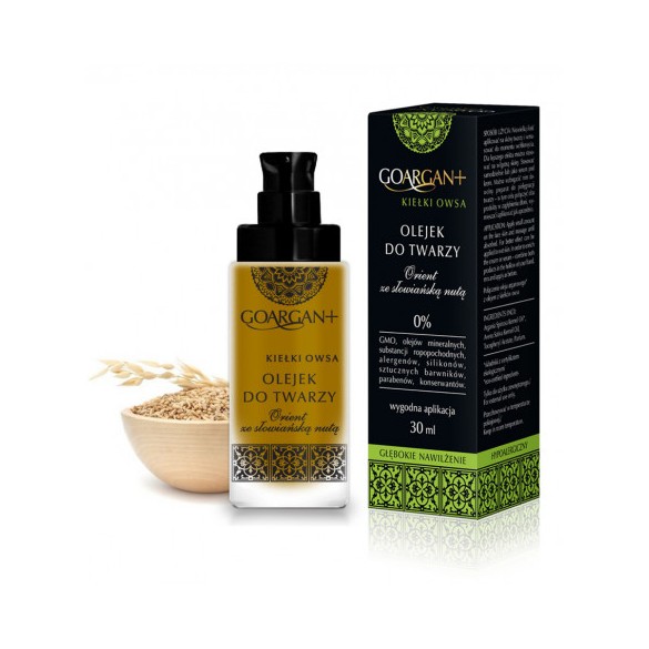 Głęboko Nawilżający Olejek Do Twarzy GoArgan+ KIEŁKI OWSA 30ml