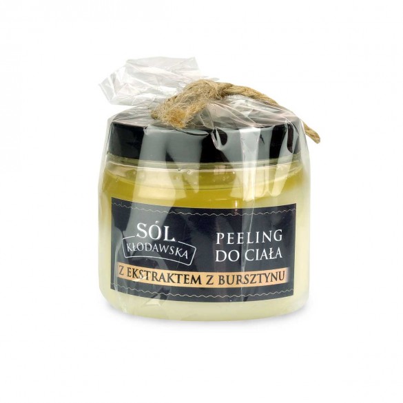Peeling do ciała z ekstraktem z bursztynu na bazie soli Kłodawskiej