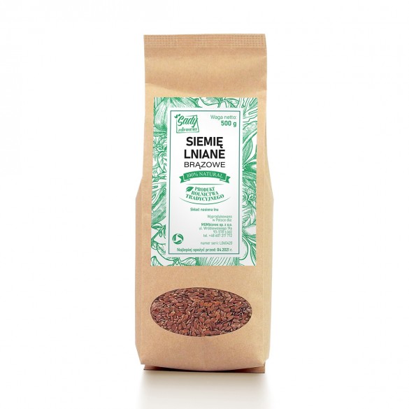 Siemie lniane brązowe 500g