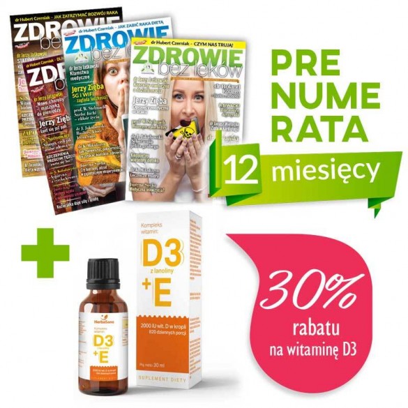 Witamina D3 + prenumerata 12 miesięcy