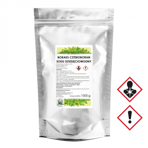 Boraks czteroboran sodowy 1000g SR 1