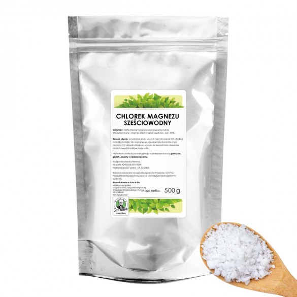 Chlorek magnezu sześciowodny 500g SR