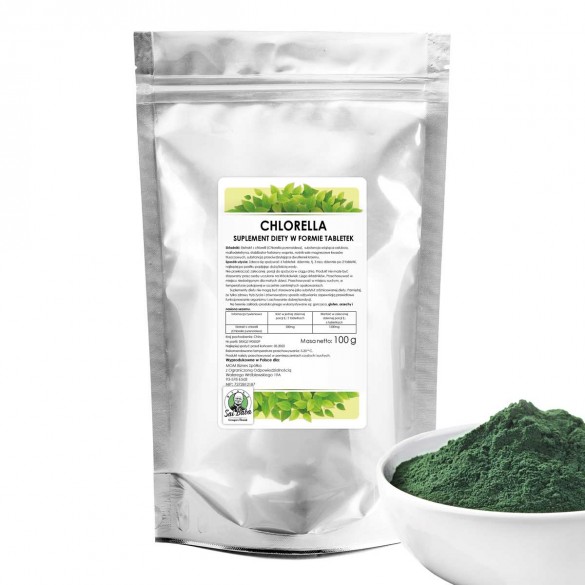 Chlorella tabletki 400szt 100g