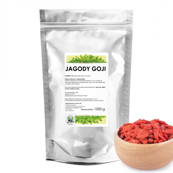 Jagody goji suszone 1000g SR E1
