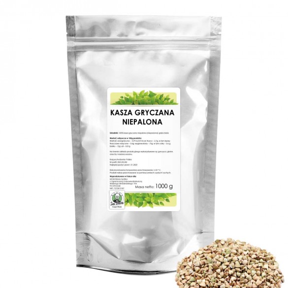 Kasza gryczana niepalona 1000g SR E