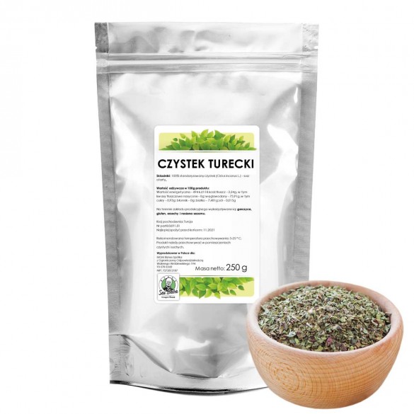 Czystek suszony turecki 250g SR D