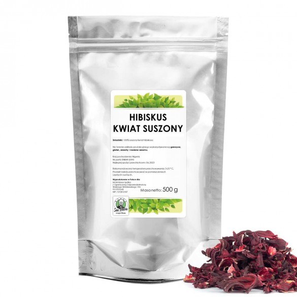 Hibiskus kwiat suszony 500g