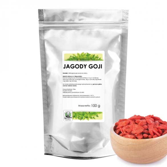 Jagody goji suszone 100g SR E1
