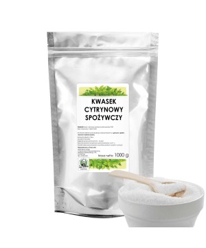 Kwas cytrynowy spożywczy 1000g