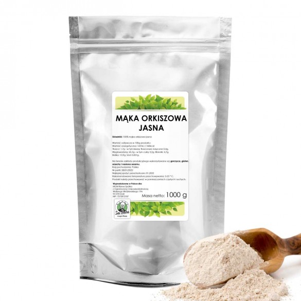 Mąka orkiszowa jasna 1000g SR A