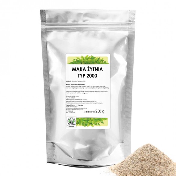 Mąka żytnia typ 2000 250g SR C