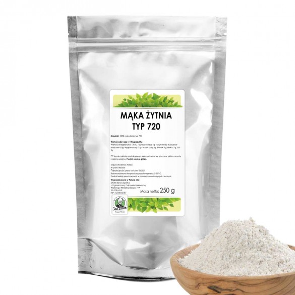 Mąka żytnia typ 720 250g SR A