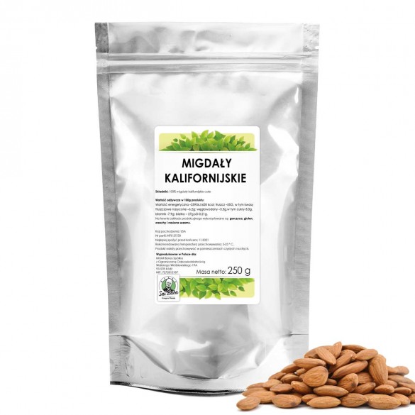 Migdały kalifornijskie całe 250g SR C