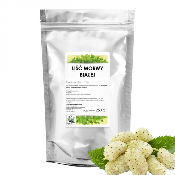 Morwa biała liść suszony 250g SR C1