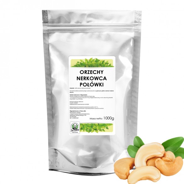 Orzech nerkowca połówki 1000g SR B