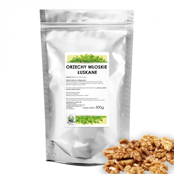 Orzechy włoskie łuskane 500g SR B