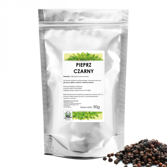 Pieprz czarny ziarno 50g SR C1