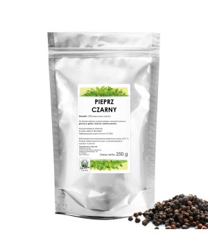 Pieprz czarny ziarno 250g...