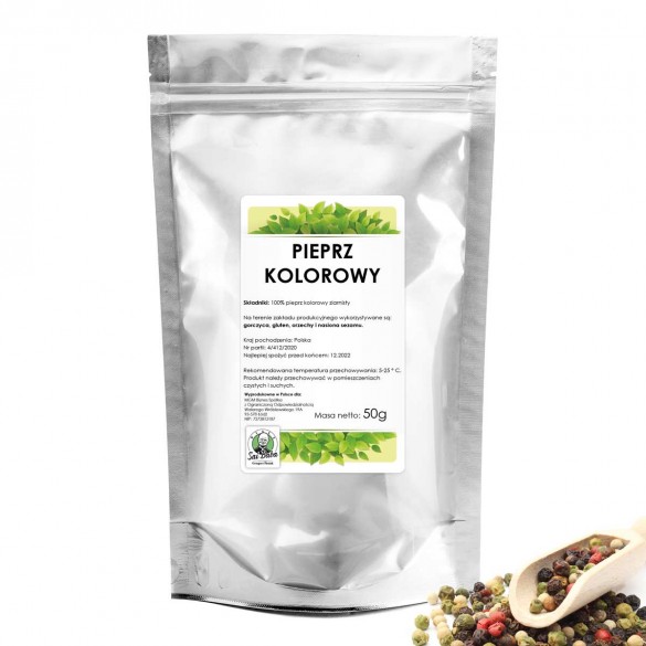 Pieprz kolorowy ziarno 50g SR A