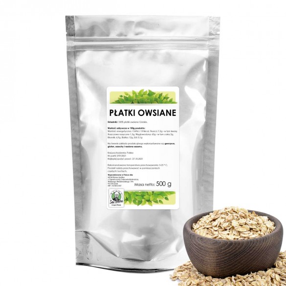 Płatki owsiane 500g SR E