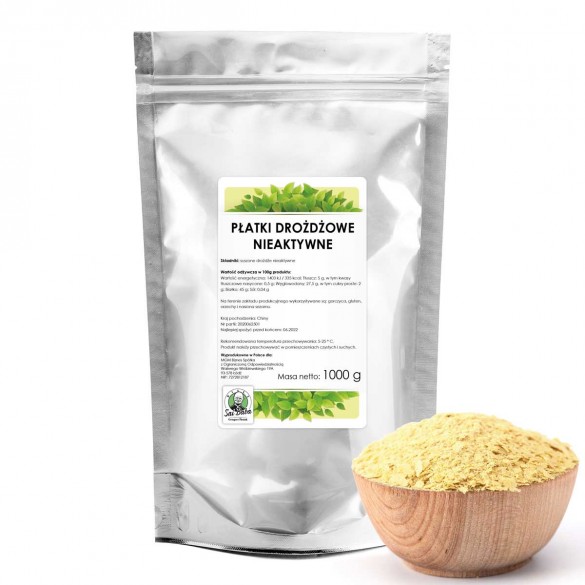 Płatki drożdżowe nieaktywne 1000g SR F
