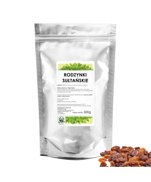 Rodzynki suszone 500g SR D