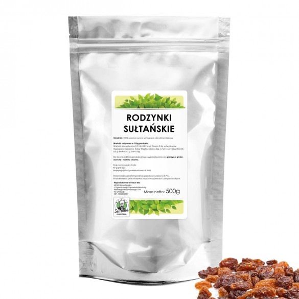 Rodzynki suszone 500g SR D