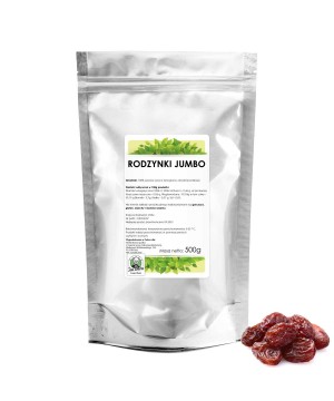Rodzynki Jumbo 500g SR E