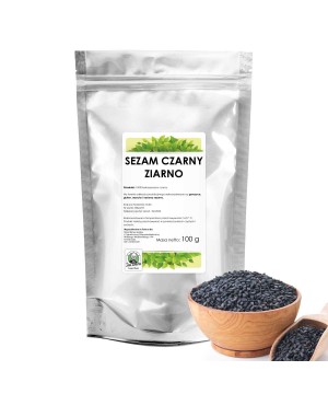 Sezam czarny ziarno 100g SR E