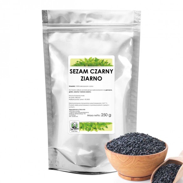 Sezam czarny ziarno 250g SR E