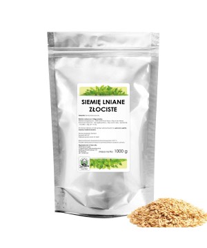 Siemię lniane złote 1000g...