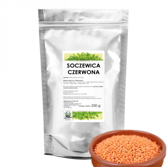 Soczewica czerwona 250g SR E
