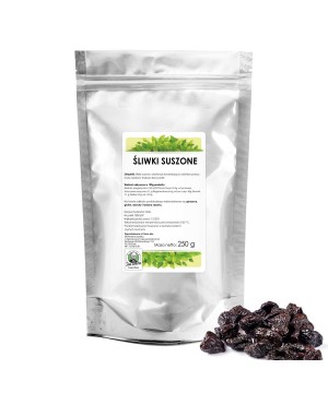 Śliwki suszone 250g SR E