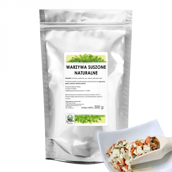 Warzywa suszone kostka 500g SR D