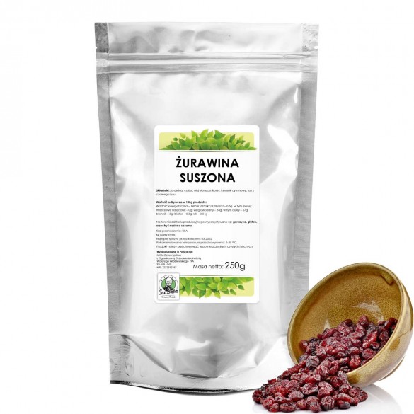 Żurawina suszona 250g
