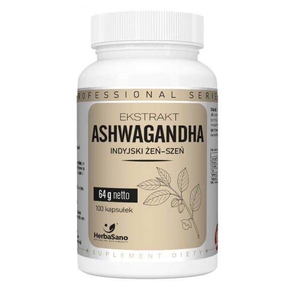 ASHWAGANDHA ekstrakt Indyjski Żeń-szeń - HerbaSano