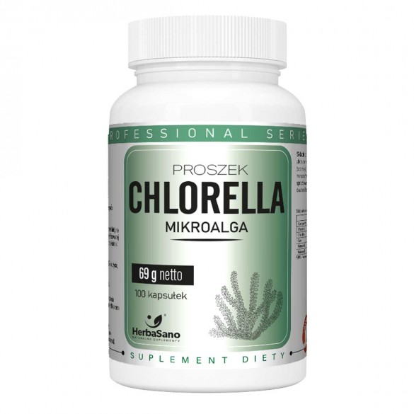 Chlorella w proszku - HerbaSano