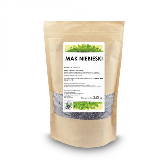 Mak niebieski 250g PK