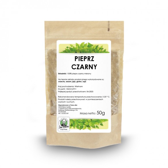Pieprz czarny mielony 50g PK