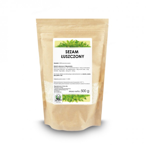 Sezam łuszczony 500g PK