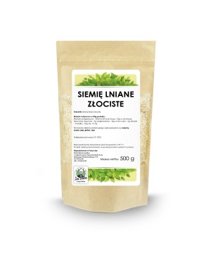 Siemię lniane złociste 500g
