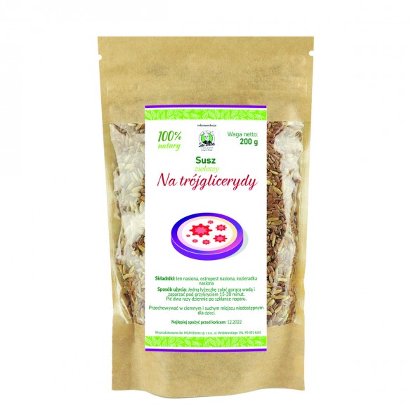 HERBATKA ZIOŁOWA NA TRÓJGLICERYDY