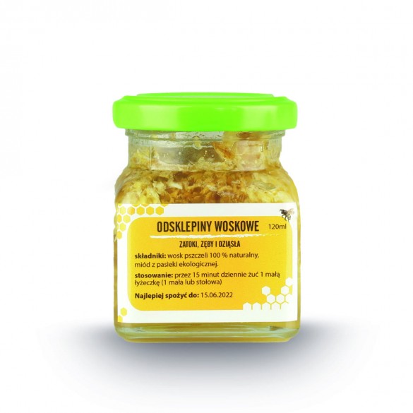 Odsklepiny woskowe - zatoki, zęby i dziąsła 120ml