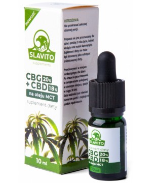 SLAVITO olejek CBG CBD 18%...