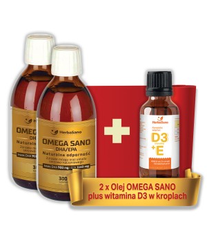 Zestaw 2 x Olej Omega Sano...