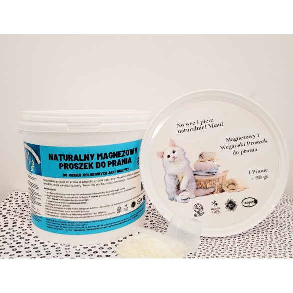 Magnezowy Proszek Ulepszona Granulacja! 100 prań