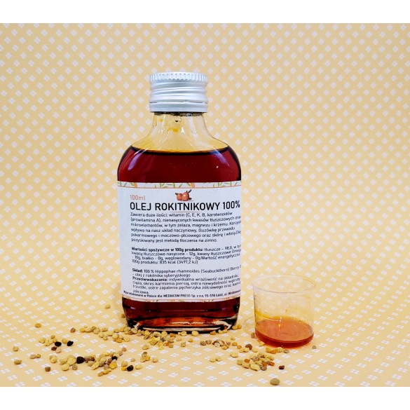 Olej rokitnikowy 100% naturalny 100ml